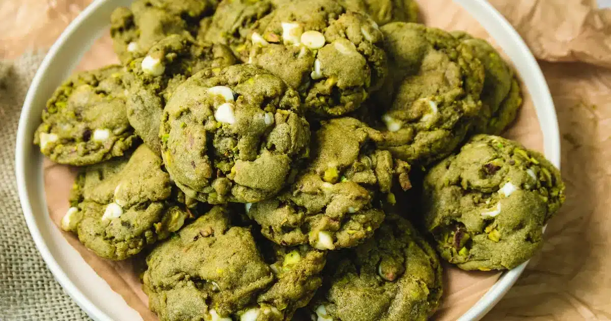 Recette facile de biscuits matcha au chocolat blanc