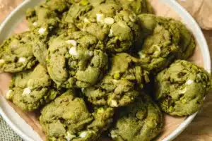 Recette facile de biscuits matcha au chocolat blanc
